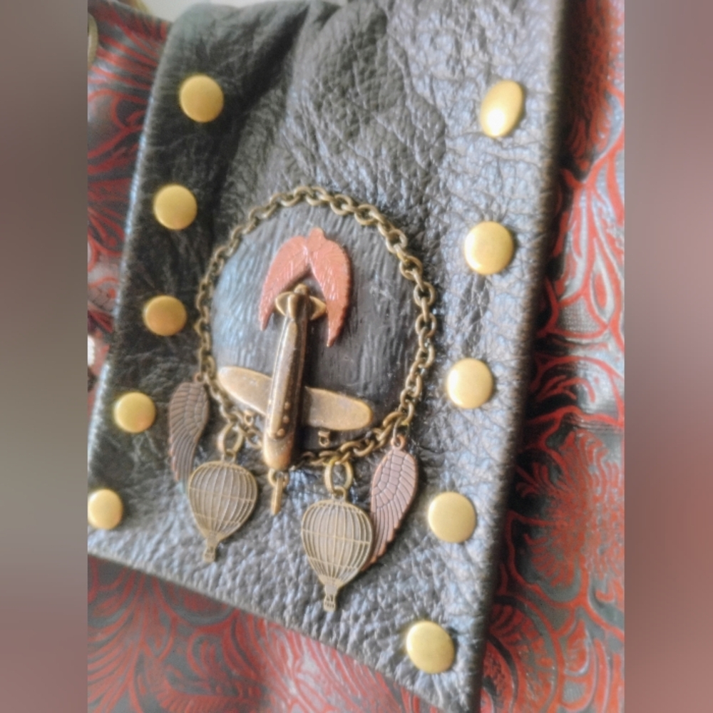 Handmade Steampunk Airplane Aviator Bag